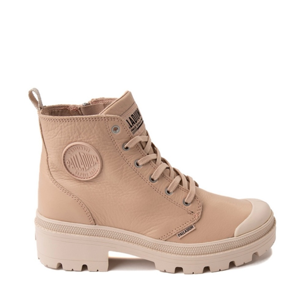 Palladium ‘Pallabase Leather’ Boots - Nude Dust